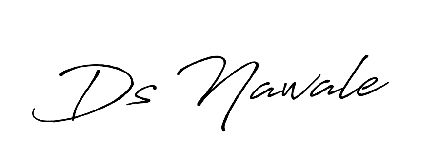 if you are searching for the best signature style for your name Ds Nawale. so please give up your signature search. here we have designed multiple signature styles  using Antro_Vectra_Bolder. Ds Nawale signature style 7 images and pictures png