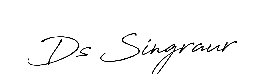 Best and Professional Signature Style for Ds Singraur. Antro_Vectra_Bolder Best Signature Style Collection. Ds Singraur signature style 7 images and pictures png