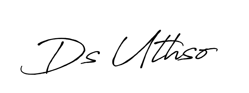 Once you've used our free online signature maker to create your best signature Antro_Vectra_Bolder style, it's time to enjoy all of the benefits that Ds Uthso name signing documents. Ds Uthso signature style 7 images and pictures png