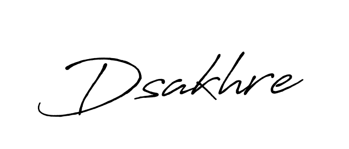 How to make Dsakhre name signature. Use Antro_Vectra_Bolder style for creating short signs online. This is the latest handwritten sign. Dsakhre signature style 7 images and pictures png