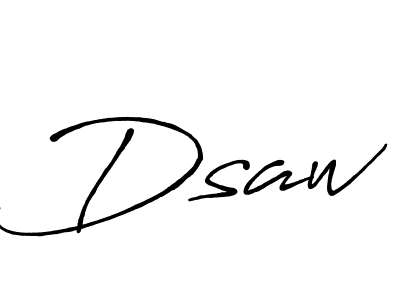 Antro_Vectra_Bolder is a professional signature style that is perfect for those who want to add a touch of class to their signature. It is also a great choice for those who want to make their signature more unique. Get Dsaw name to fancy signature for free. Dsaw signature style 7 images and pictures png