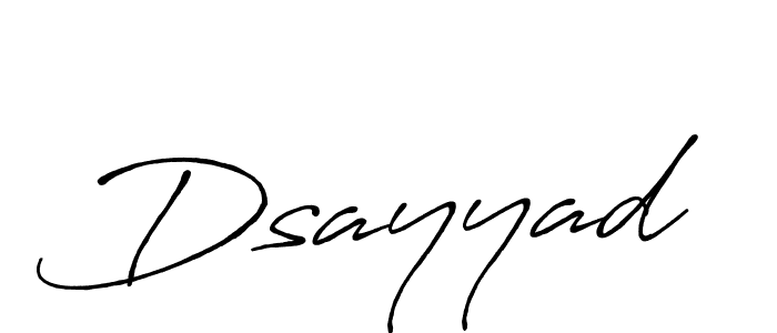 It looks lik you need a new signature style for name Dsayyad. Design unique handwritten (Antro_Vectra_Bolder) signature with our free signature maker in just a few clicks. Dsayyad signature style 7 images and pictures png