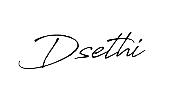 Dsethi stylish signature style. Best Handwritten Sign (Antro_Vectra_Bolder) for my name. Handwritten Signature Collection Ideas for my name Dsethi. Dsethi signature style 7 images and pictures png