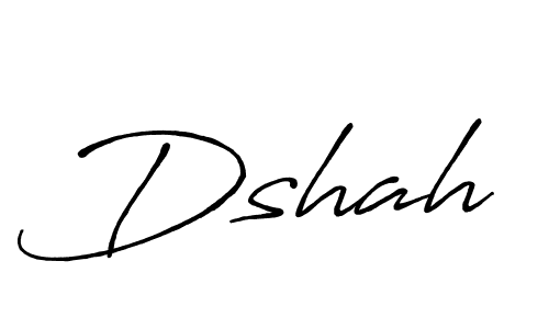 You should practise on your own different ways (Antro_Vectra_Bolder) to write your name (Dshah) in signature. don't let someone else do it for you. Dshah signature style 7 images and pictures png