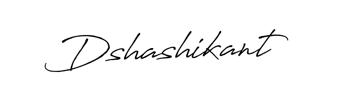 Use a signature maker to create a handwritten signature online. With this signature software, you can design (Antro_Vectra_Bolder) your own signature for name Dshashikant. Dshashikant signature style 7 images and pictures png