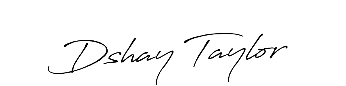Also we have Dshay Taylor name is the best signature style. Create professional handwritten signature collection using Antro_Vectra_Bolder autograph style. Dshay Taylor signature style 7 images and pictures png