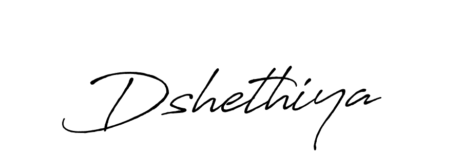 How to make Dshethiya signature? Antro_Vectra_Bolder is a professional autograph style. Create handwritten signature for Dshethiya name. Dshethiya signature style 7 images and pictures png