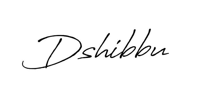 Dshibbu stylish signature style. Best Handwritten Sign (Antro_Vectra_Bolder) for my name. Handwritten Signature Collection Ideas for my name Dshibbu. Dshibbu signature style 7 images and pictures png