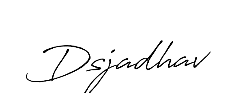 It looks lik you need a new signature style for name Dsjadhav. Design unique handwritten (Antro_Vectra_Bolder) signature with our free signature maker in just a few clicks. Dsjadhav signature style 7 images and pictures png