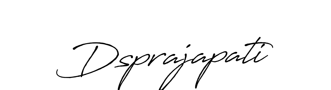 How to make Dsprajapati signature? Antro_Vectra_Bolder is a professional autograph style. Create handwritten signature for Dsprajapati name. Dsprajapati signature style 7 images and pictures png