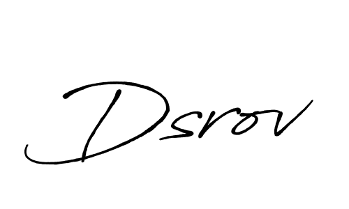 Antro_Vectra_Bolder is a professional signature style that is perfect for those who want to add a touch of class to their signature. It is also a great choice for those who want to make their signature more unique. Get Dsrov name to fancy signature for free. Dsrov signature style 7 images and pictures png