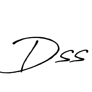 Also we have Dss name is the best signature style. Create professional handwritten signature collection using Antro_Vectra_Bolder autograph style. Dss signature style 7 images and pictures png