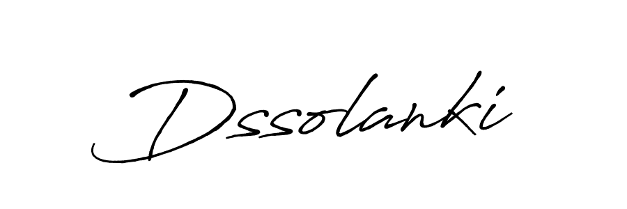 How to make Dssolanki signature? Antro_Vectra_Bolder is a professional autograph style. Create handwritten signature for Dssolanki name. Dssolanki signature style 7 images and pictures png