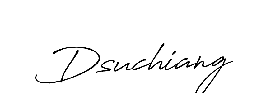 Similarly Antro_Vectra_Bolder is the best handwritten signature design. Signature creator online .You can use it as an online autograph creator for name Dsuchiang. Dsuchiang signature style 7 images and pictures png