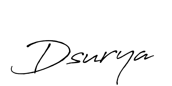 Also You can easily find your signature by using the search form. We will create Dsurya name handwritten signature images for you free of cost using Antro_Vectra_Bolder sign style. Dsurya signature style 7 images and pictures png