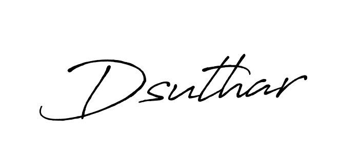 if you are searching for the best signature style for your name Dsuthar. so please give up your signature search. here we have designed multiple signature styles  using Antro_Vectra_Bolder. Dsuthar signature style 7 images and pictures png