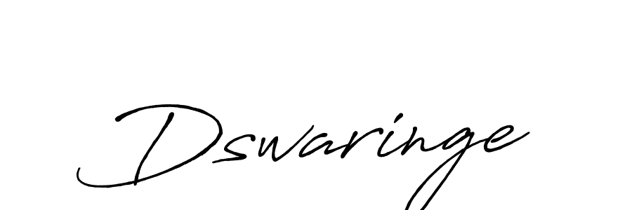Also we have Dswaringe name is the best signature style. Create professional handwritten signature collection using Antro_Vectra_Bolder autograph style. Dswaringe signature style 7 images and pictures png