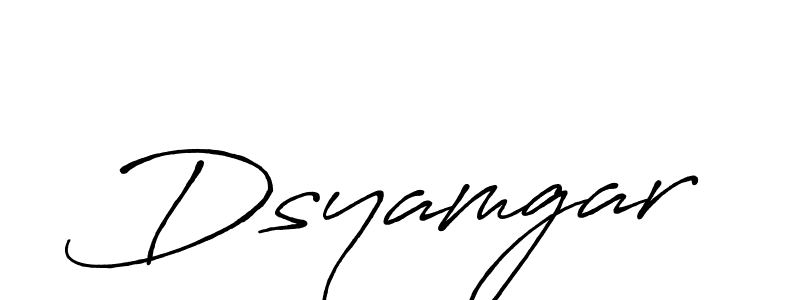 Similarly Antro_Vectra_Bolder is the best handwritten signature design. Signature creator online .You can use it as an online autograph creator for name Dsyamgar. Dsyamgar signature style 7 images and pictures png