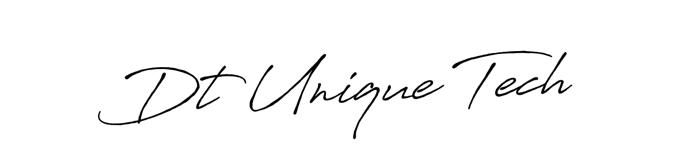 Here are the top 10 professional signature styles for the name Dt Unique Tech. These are the best autograph styles you can use for your name. Dt Unique Tech signature style 7 images and pictures png