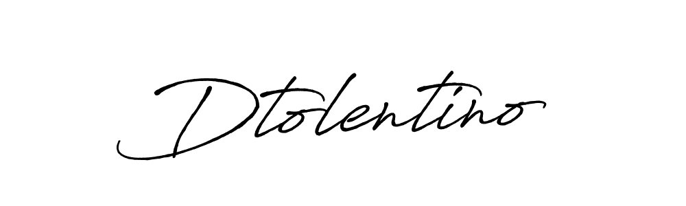 How to make Dtolentino name signature. Use Antro_Vectra_Bolder style for creating short signs online. This is the latest handwritten sign. Dtolentino signature style 7 images and pictures png