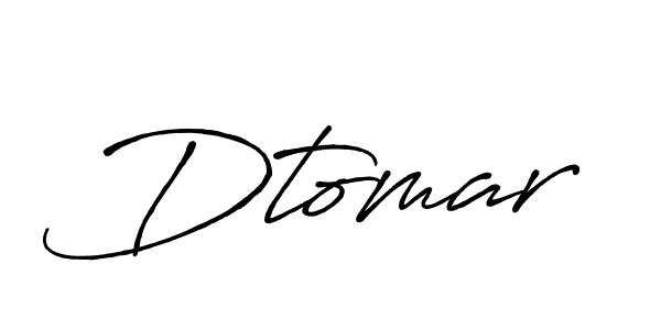 Make a beautiful signature design for name Dtomar. With this signature (Antro_Vectra_Bolder) style, you can create a handwritten signature for free. Dtomar signature style 7 images and pictures png