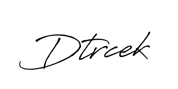 How to Draw Dtrcek signature style? Antro_Vectra_Bolder is a latest design signature styles for name Dtrcek. Dtrcek signature style 7 images and pictures png