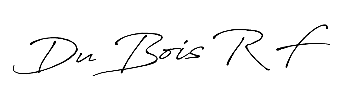 Similarly Antro_Vectra_Bolder is the best handwritten signature design. Signature creator online .You can use it as an online autograph creator for name Du Bois R F. Du Bois R F signature style 7 images and pictures png