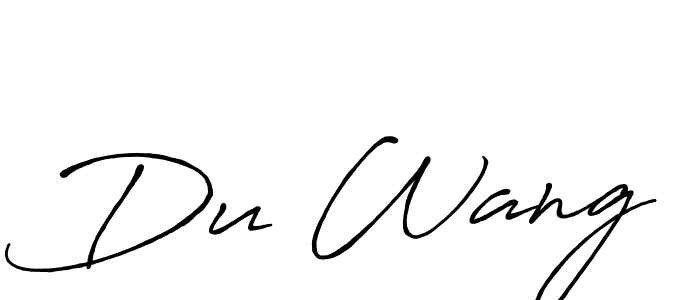 if you are searching for the best signature style for your name Du Wang. so please give up your signature search. here we have designed multiple signature styles  using Antro_Vectra_Bolder. Du Wang signature style 7 images and pictures png