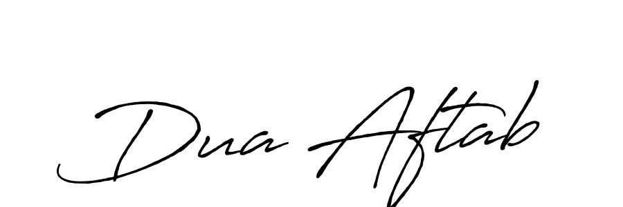 How to Draw Dua Aftab signature style? Antro_Vectra_Bolder is a latest design signature styles for name Dua Aftab. Dua Aftab signature style 7 images and pictures png