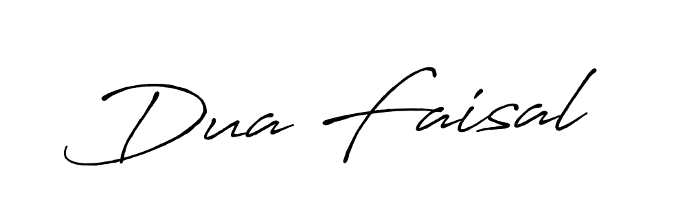 Use a signature maker to create a handwritten signature online. With this signature software, you can design (Antro_Vectra_Bolder) your own signature for name Dua Faisal. Dua Faisal signature style 7 images and pictures png