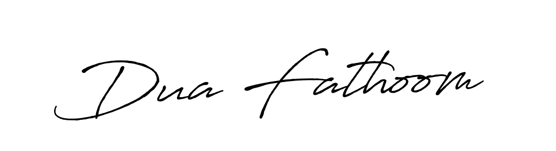 Once you've used our free online signature maker to create your best signature Antro_Vectra_Bolder style, it's time to enjoy all of the benefits that Dua Fathoom name signing documents. Dua Fathoom signature style 7 images and pictures png