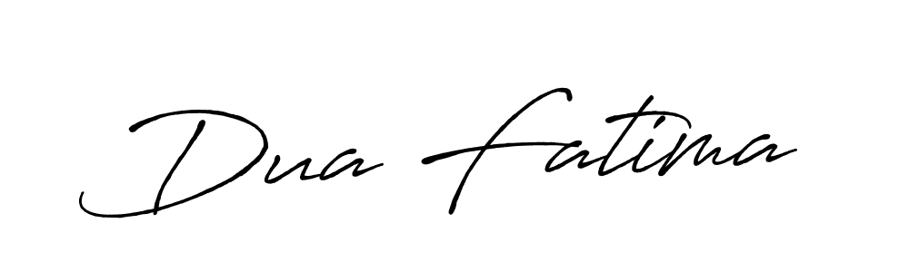 Create a beautiful signature design for name Dua Fatima. With this signature (Antro_Vectra_Bolder) fonts, you can make a handwritten signature for free. Dua Fatima signature style 7 images and pictures png