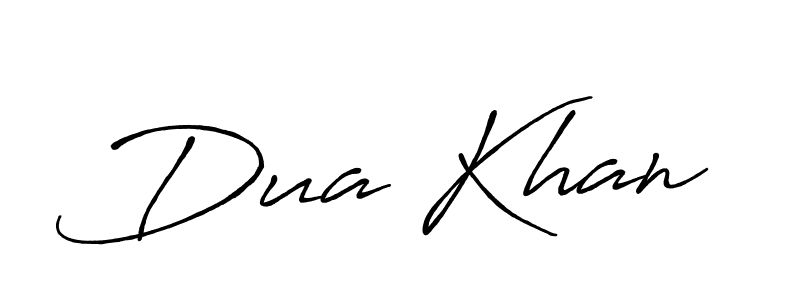 How to make Dua Khan name signature. Use Antro_Vectra_Bolder style for creating short signs online. This is the latest handwritten sign. Dua Khan signature style 7 images and pictures png