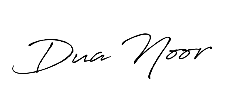 How to make Dua Noor name signature. Use Antro_Vectra_Bolder style for creating short signs online. This is the latest handwritten sign. Dua Noor signature style 7 images and pictures png