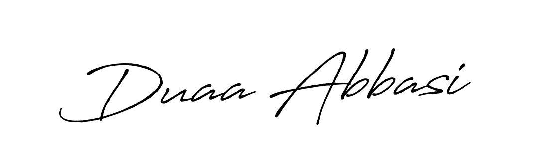 Also You can easily find your signature by using the search form. We will create Duaa Abbasi name handwritten signature images for you free of cost using Antro_Vectra_Bolder sign style. Duaa Abbasi signature style 7 images and pictures png