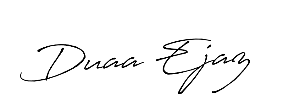 Create a beautiful signature design for name Duaa Ejaz. With this signature (Antro_Vectra_Bolder) fonts, you can make a handwritten signature for free. Duaa Ejaz signature style 7 images and pictures png