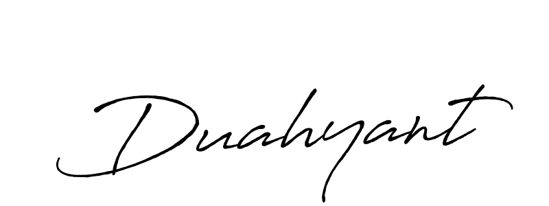 Duahyant stylish signature style. Best Handwritten Sign (Antro_Vectra_Bolder) for my name. Handwritten Signature Collection Ideas for my name Duahyant. Duahyant signature style 7 images and pictures png