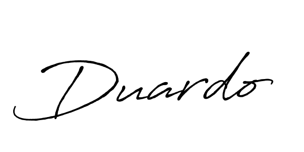 Design your own signature with our free online signature maker. With this signature software, you can create a handwritten (Antro_Vectra_Bolder) signature for name Duardo. Duardo signature style 7 images and pictures png