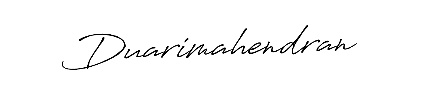 Make a beautiful signature design for name Duarimahendran. With this signature (Antro_Vectra_Bolder) style, you can create a handwritten signature for free. Duarimahendran signature style 7 images and pictures png