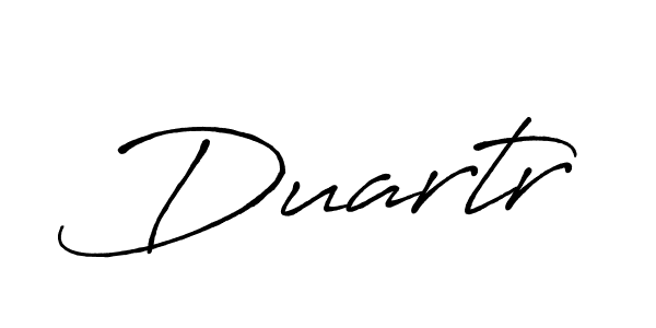 How to make Duartr name signature. Use Antro_Vectra_Bolder style for creating short signs online. This is the latest handwritten sign. Duartr signature style 7 images and pictures png