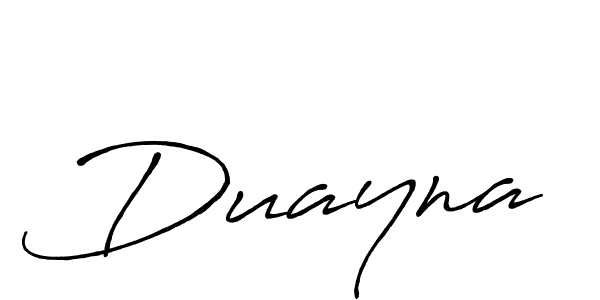 if you are searching for the best signature style for your name Duayna. so please give up your signature search. here we have designed multiple signature styles  using Antro_Vectra_Bolder. Duayna signature style 7 images and pictures png