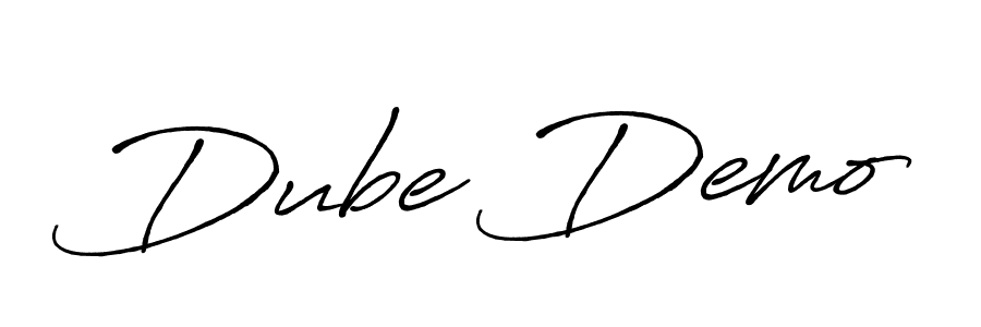 Once you've used our free online signature maker to create your best signature Antro_Vectra_Bolder style, it's time to enjoy all of the benefits that Dube Demo name signing documents. Dube Demo signature style 7 images and pictures png