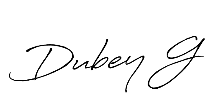 It looks lik you need a new signature style for name Dubey G. Design unique handwritten (Antro_Vectra_Bolder) signature with our free signature maker in just a few clicks. Dubey G signature style 7 images and pictures png