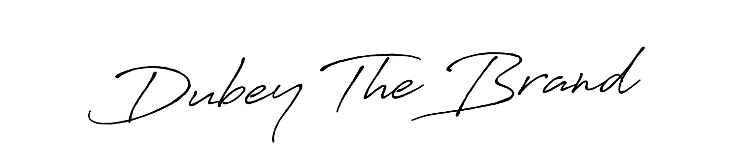 Similarly Antro_Vectra_Bolder is the best handwritten signature design. Signature creator online .You can use it as an online autograph creator for name Dubey The Brand. Dubey The Brand signature style 7 images and pictures png