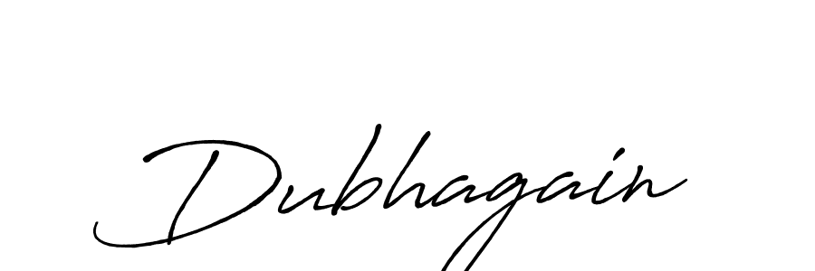 Make a beautiful signature design for name Dubhagain. With this signature (Antro_Vectra_Bolder) style, you can create a handwritten signature for free. Dubhagain signature style 7 images and pictures png