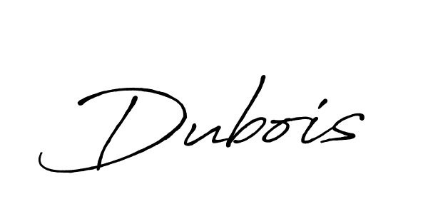 Use a signature maker to create a handwritten signature online. With this signature software, you can design (Antro_Vectra_Bolder) your own signature for name Dubois. Dubois signature style 7 images and pictures png