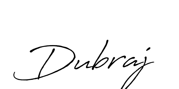 Dubraj stylish signature style. Best Handwritten Sign (Antro_Vectra_Bolder) for my name. Handwritten Signature Collection Ideas for my name Dubraj. Dubraj signature style 7 images and pictures png