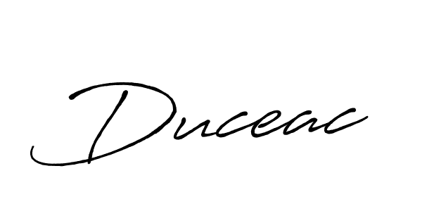Create a beautiful signature design for name Duceac. With this signature (Antro_Vectra_Bolder) fonts, you can make a handwritten signature for free. Duceac signature style 7 images and pictures png