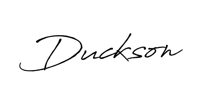 Make a beautiful signature design for name Duckson. With this signature (Antro_Vectra_Bolder) style, you can create a handwritten signature for free. Duckson signature style 7 images and pictures png
