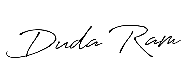 Duda Ram stylish signature style. Best Handwritten Sign (Antro_Vectra_Bolder) for my name. Handwritten Signature Collection Ideas for my name Duda Ram. Duda Ram signature style 7 images and pictures png